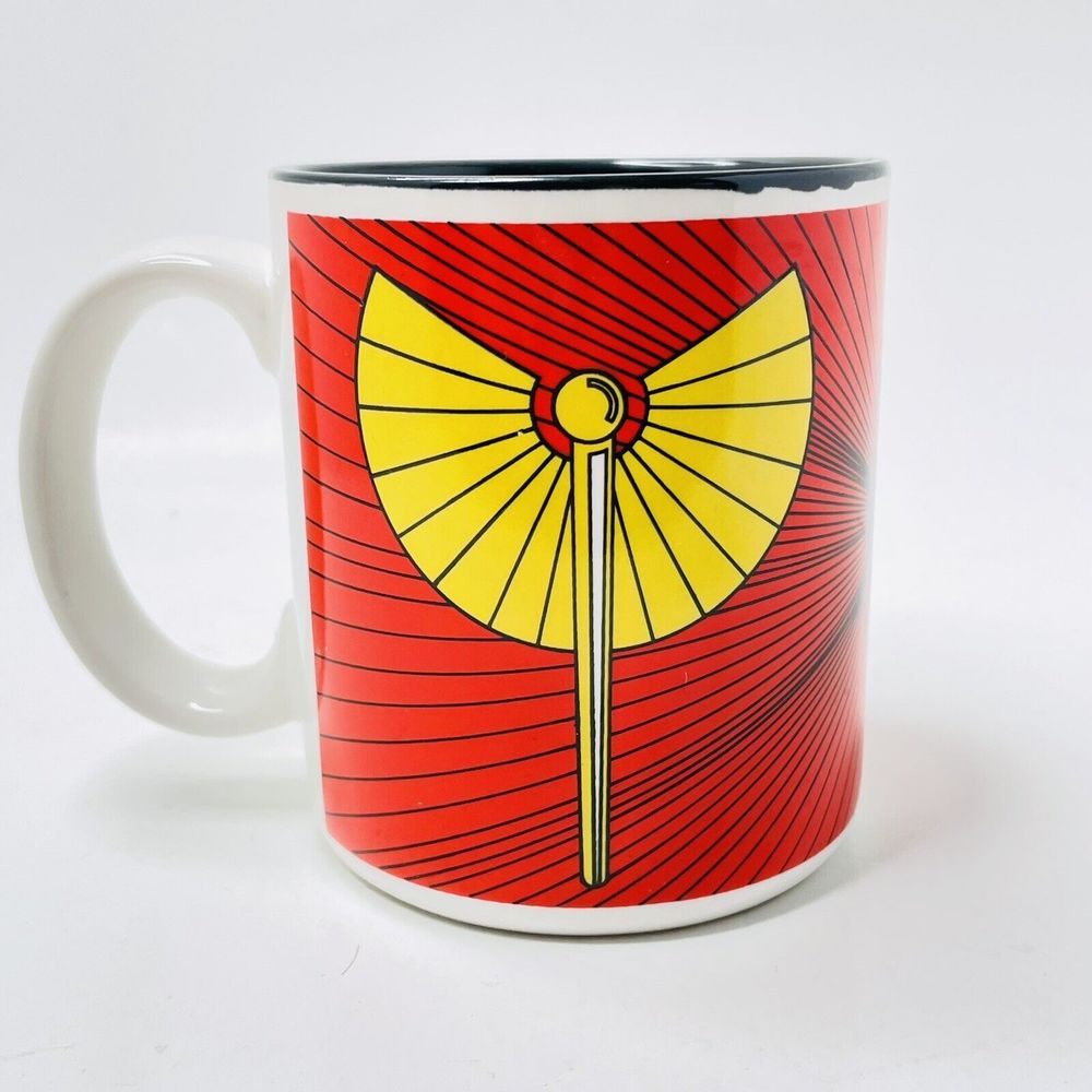 Vtg Enesco Coffee Mug Drs Do It With Patience Funny Logo Good used condition